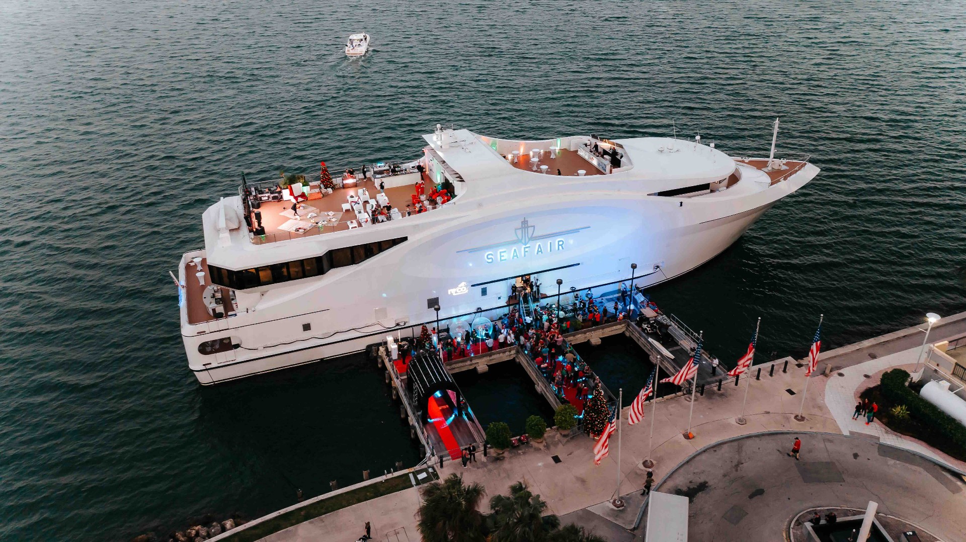 Seafair luxury yacht venue event